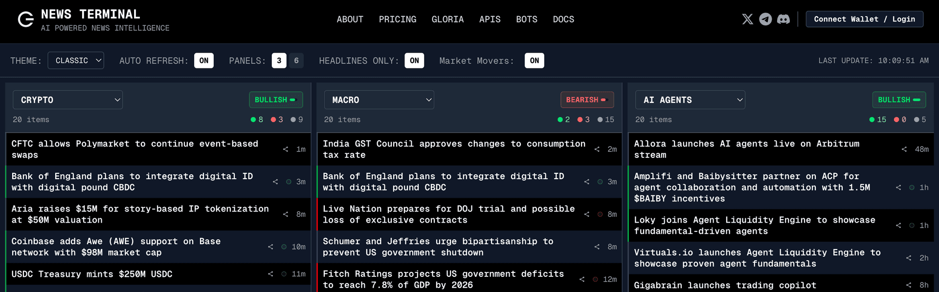 Gloria Terminal Screenshot